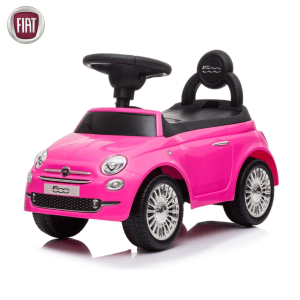 Fiat 500 Loopauto voor Kinderen - Roze - 1 tot 3 jaar - met Opbergbox Alle producten BerghoffTOYS