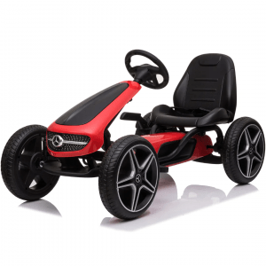 Mercedes elektrische skelter rood Elektrische kinderauto BerghoffTOYS